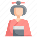 avatar, geisha, japan, japanese, profile, user, woman