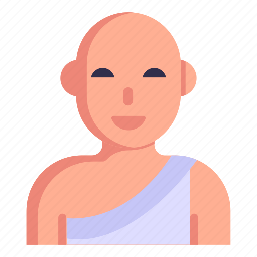 Monastic, monk, religious man, buddhist, person icon - Download on Iconfinder