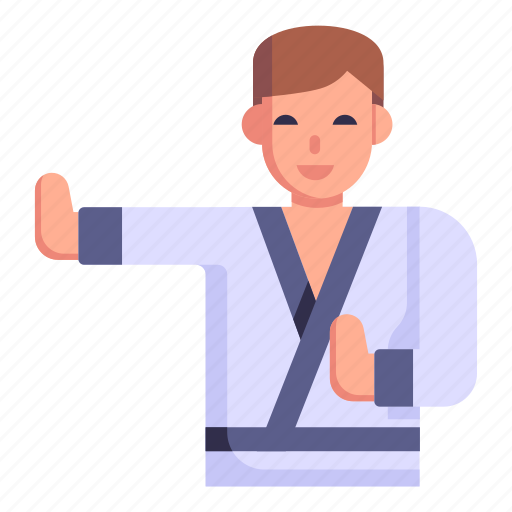 Karate, martial arts, fighter, judo, person icon - Download on Iconfinder