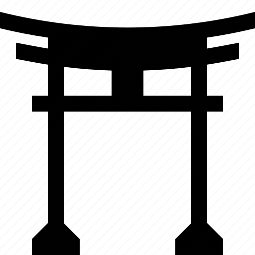 Torri, japanese, gate, japan, traditional, sushi, landmark icon - Download on Iconfinder
