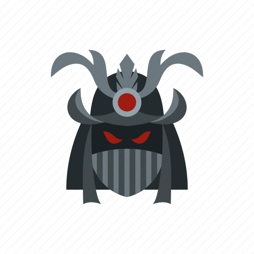 Helmet, japanese, mask, oriental, samurai, traditional, warrior icon - Download on Iconfinder