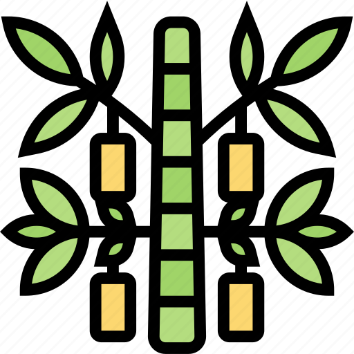 Bamboo, plant, garden, forest, nature icon - Download on Iconfinder