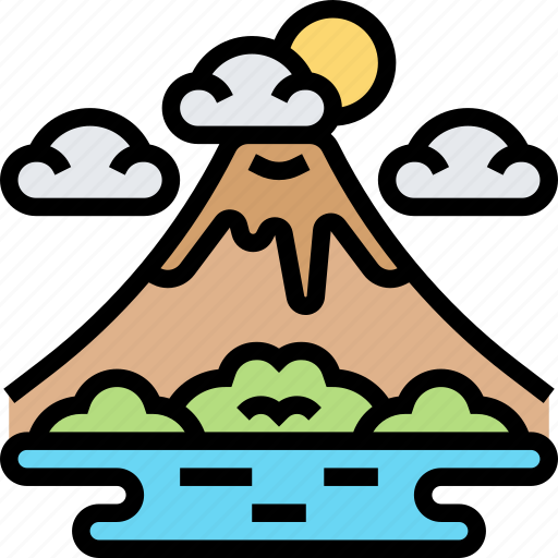 Mountain, fuji, japan, landmark, tourism icon - Download on Iconfinder