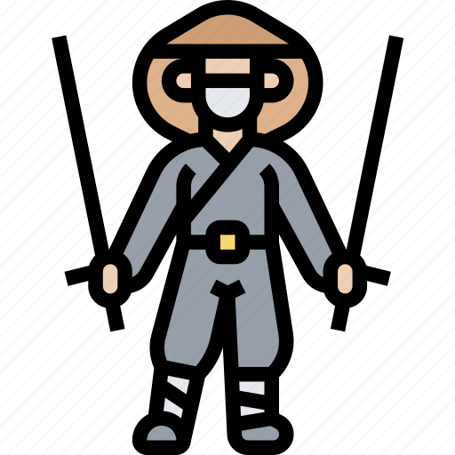 Ninja, warrior, spy, criminal, danger icon - Download on Iconfinder