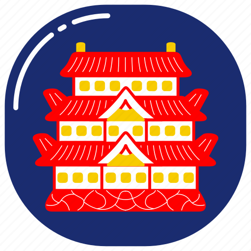 Japan, japanese, asia, asian, culture, castle, building icon - Download on Iconfinder