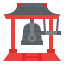 temple, bell, bonsho, buddhist, hanging, japanese, japan 