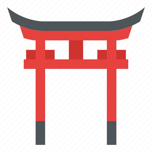 Torii, gate, gateway, shinto, japanese, japan icon - Download on Iconfinder