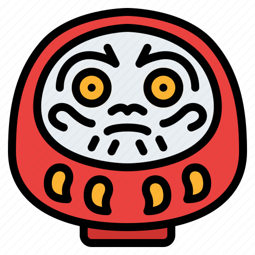 Daruma, traditional, doll, japanese, japan icon - Download on Iconfinder