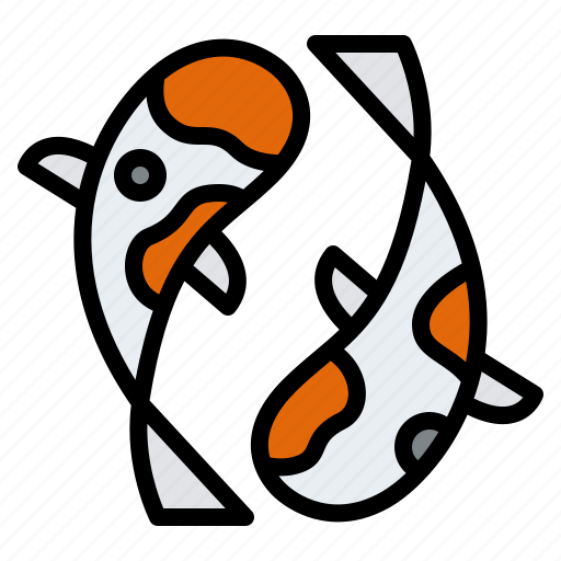 Koi, fish, carp, japanese, japan icon - Download on Iconfinder