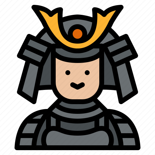 Samurai, military, warrior, japanese, japan icon - Download on Iconfinder