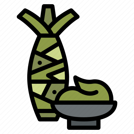 Wasabi, spicy, plant, food, japanese, japan icon - Download on Iconfinder