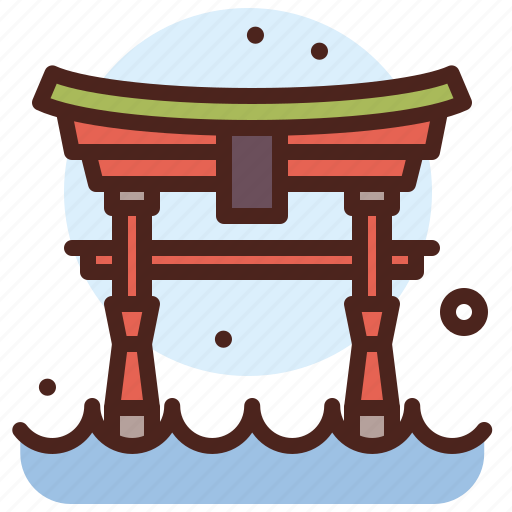 Itsukushima, tourism, culture, nation icon - Download on Iconfinder