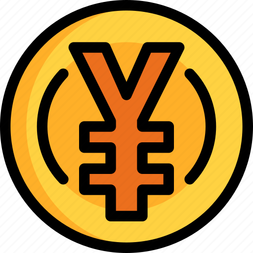 Coin, currency, japan, money, yen icon - Download on Iconfinder