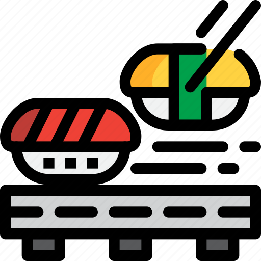 Conveyor belt, food, japan, sushi icon - Download on Iconfinder