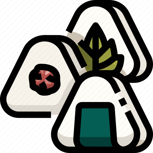 Asian, food, japan, japanese, onigiri, snack icon - Download on Iconfinder