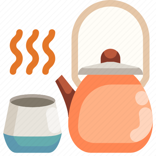 Drink, food, hot, kettle, pot, tea icon - Download on Iconfinder