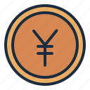 yen, coin, money, finance, business, currency, japan, asia