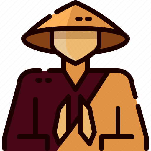 Asian, avatar, cloth, japan, monk, people, person icon - Download on Iconfinder