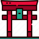 architecture, gate, japan, japanese, landmark, monument, torii