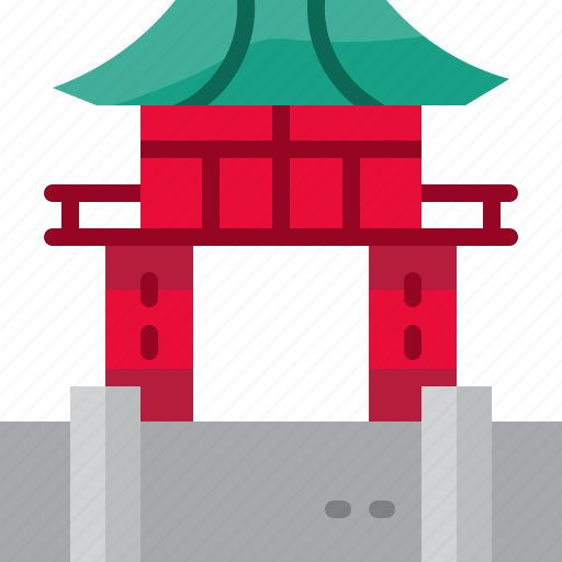 Architecture, building, gate, japan, japanese, landmark, temple icon - Download on Iconfinder
