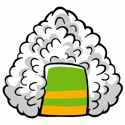 Japan, food, japanese, asia, meal, delicious, onigiri icon - Download on Iconfinder
