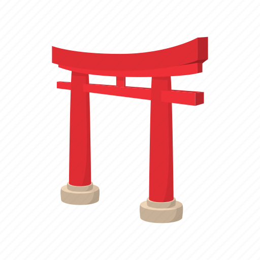 Cartoon, gate, japanese, sign, style, torii, travel icon - Download on Iconfinder