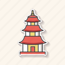 japanese temple, buddhist pagoda, shinto temple, oriental architecture