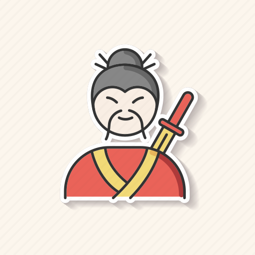 Samurai, martial arts fighter, japanese swordsman, chinese soldier icon - Download on Iconfinder