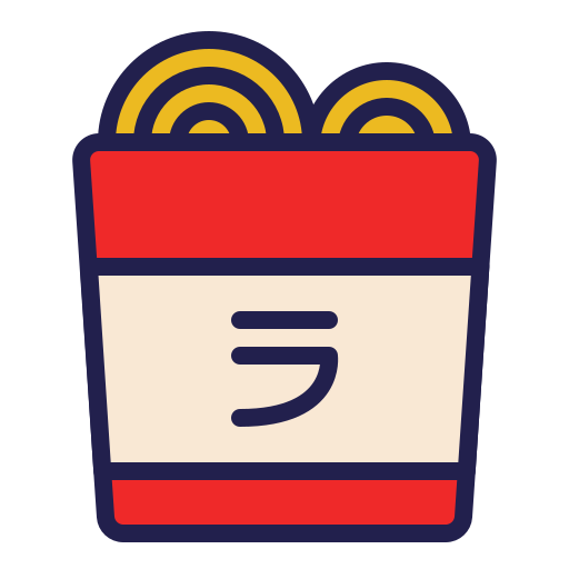 Ramen, box, japanese cuisine icon - Free download