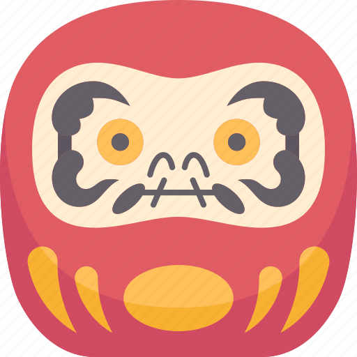 Daruma, japanese, luck, fortune, traditional icon - Download on Iconfinder