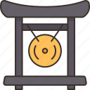 gong, japan, ritual, traditional, percussion