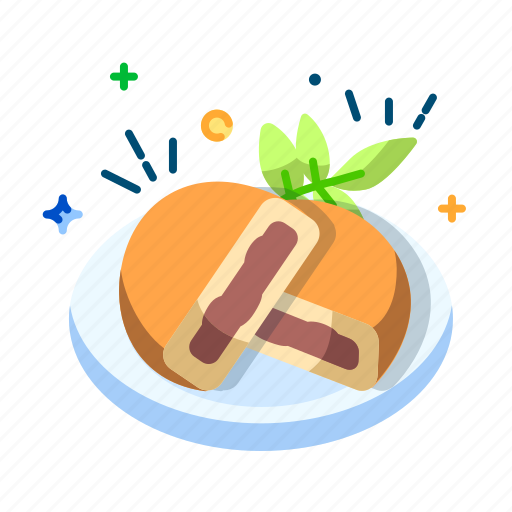 Imagawayaki, food, dessert, japan, snack, sweet, cake icon - Download on Iconfinder