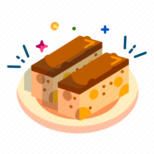 Sponge, cake, food, sweet, dessert, sugar, delicious icon - Download on Iconfinder