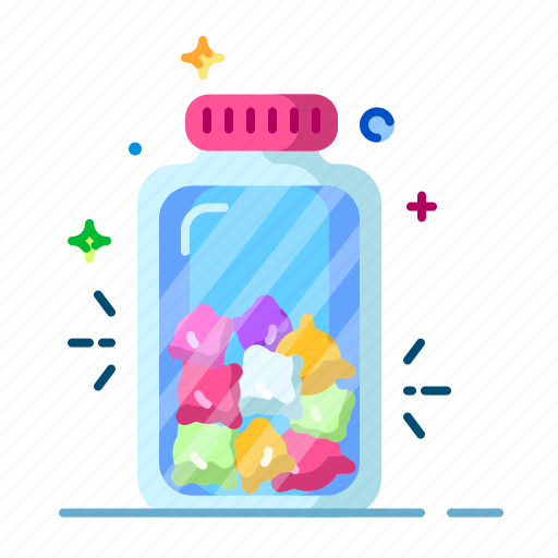 Konpeito, food, candy, cute, colorful, beautiful, sweet icon - Download on Iconfinder