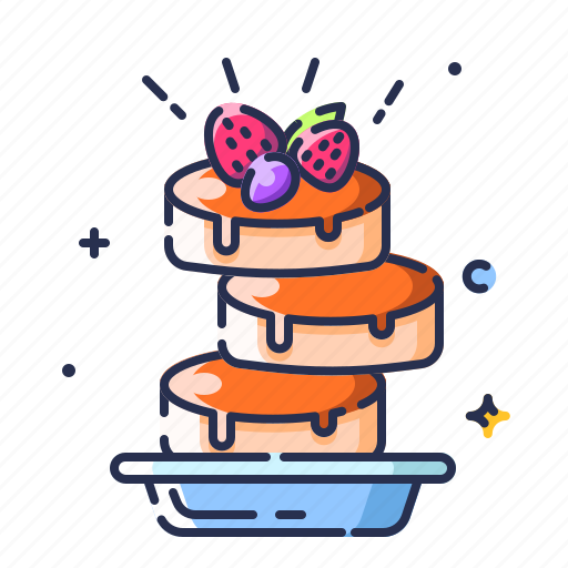 Japanese, pancake, food, delicious, tasty, dessert, sweet icon - Download on Iconfinder