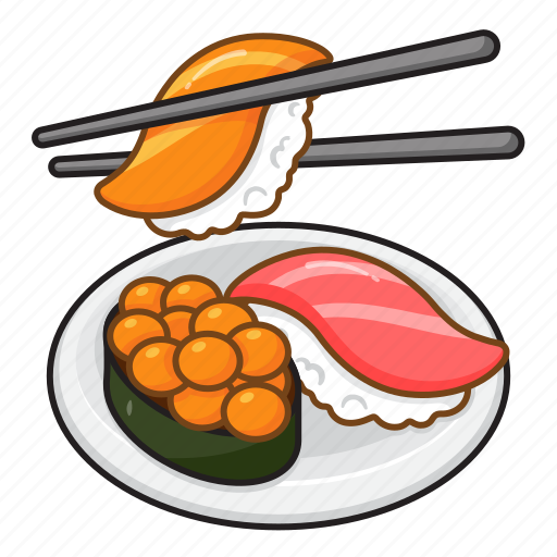 Caviar, fish, japanese food, rice, salmon, seafood, sushi icon - Download on Iconfinder
