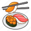 caviar, fish, japanese food, rice, salmon, seafood, sushi 