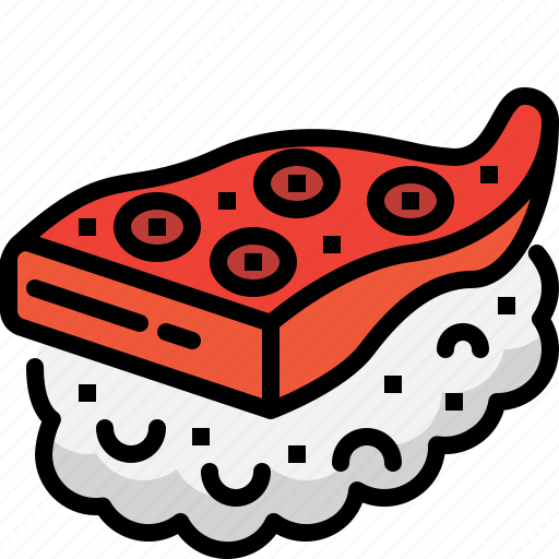 Food, japan, japanese, octopus, seafood, sushi, tako icon - Download on Iconfinder