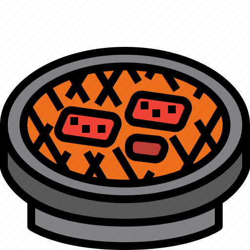 Barbecue, beef, grilled, japan, japanese, meat, yakiniku icon - Download on Iconfinder