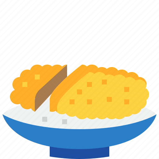 Food, fried, japan, japanese, pork, restaurant, tonkatsu icon - Download on Iconfinder