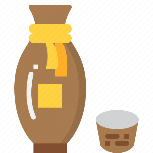 Alcohol, beverage, drink, food, japan, japanese, sake icon - Download on Iconfinder
