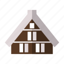 cabin, lodging, residence, shirakawago village, traditional house
