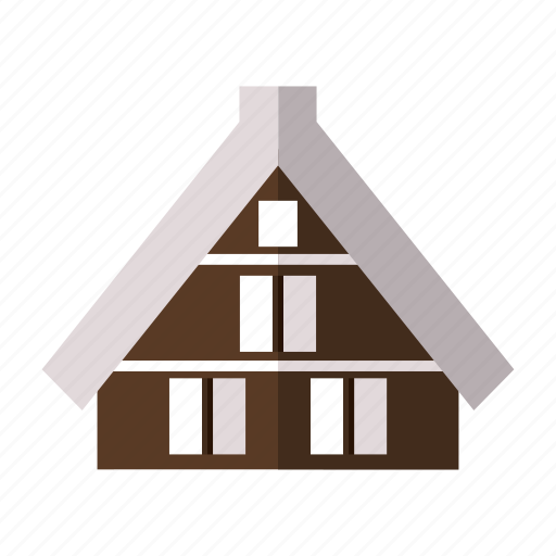 Cabin, lodging, residence, shirakawago village, traditional house icon - Download on Iconfinder