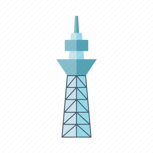 Iconic landmark, observation tower, sightseeing, tokyo skytree, tourist attraction icon - Download on Iconfinder