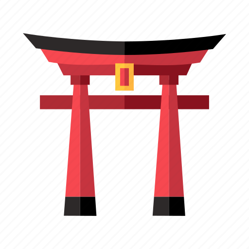 Buddhist temple, religious site, sacred space, shrine entrance, torii gate icon - Download on Iconfinder