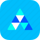 Triangles icon - Download on Iconfinder on Iconfinder