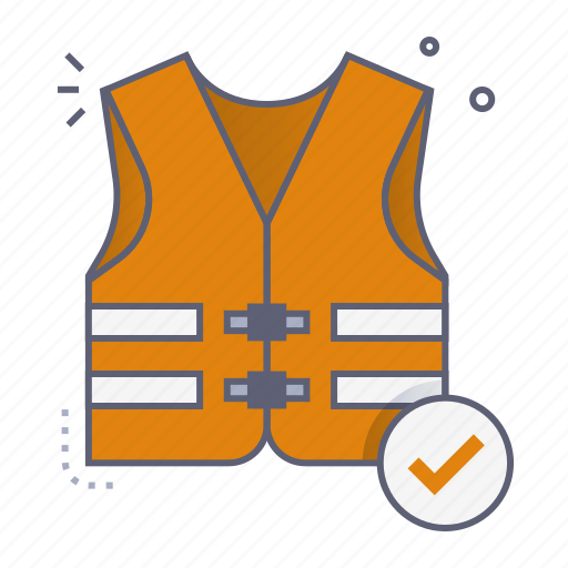 Life vest, jacket, safety, lifesaver, security, airport, flight icon - Download on Iconfinder