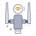 wifi adapter, connector, modem, internet, connection, computer hardware, hardware, component, computer