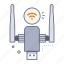 wifi adapter, connector, modem, internet, connection, computer hardware, hardware, component, computer 