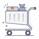 full shopping cart, shopping trolley, buy, product, add to cart, e-commerce, commerce, online shopping, marketplace